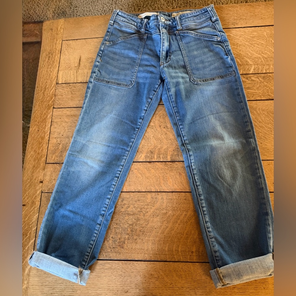 Anthropologie Pilcro and the Letterpress Slim Boyfriend  Denim Jeans, size 27